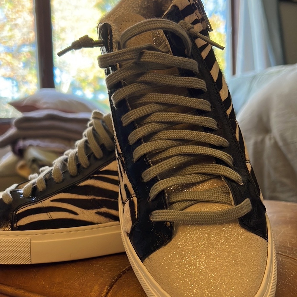 P448 Star Zebra High Top Sneaker
